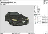 Car 2002a Embroidery File 6 sizes