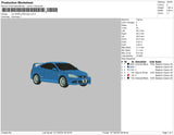 car WA06_ZXW blue Embroidery