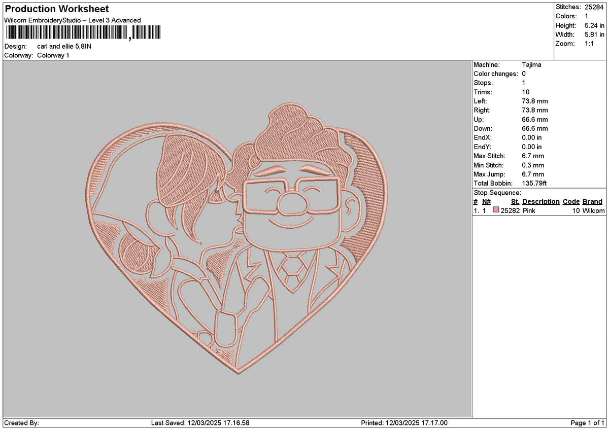 Carl Love Embroidery File 6 sizes