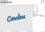 Carolina TEXT Embroidery