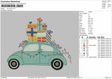Car Gift Xmas Embroidery