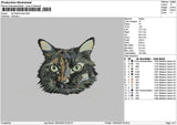 Cat 0304 Embroidery File 6 sizes