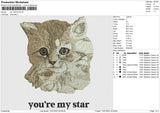 Cat 130723 Embroidery File 6 size