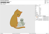 Cat v37 Embroidery