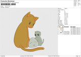 Cat v37 Embroidery