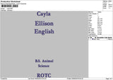 Caylaytext Embroidery File 6 sizes
