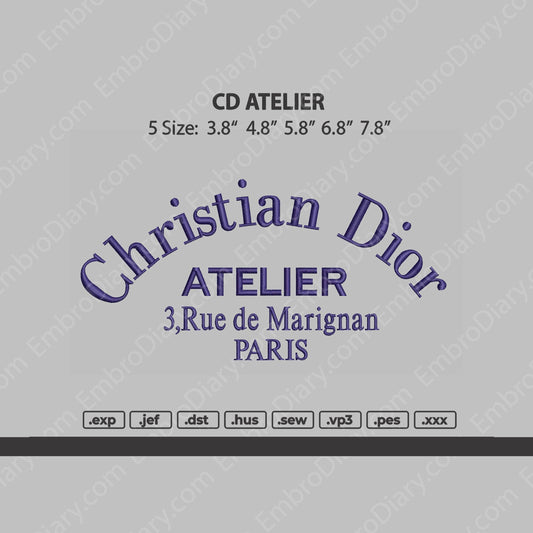Christian Dior Atelier Embroidery