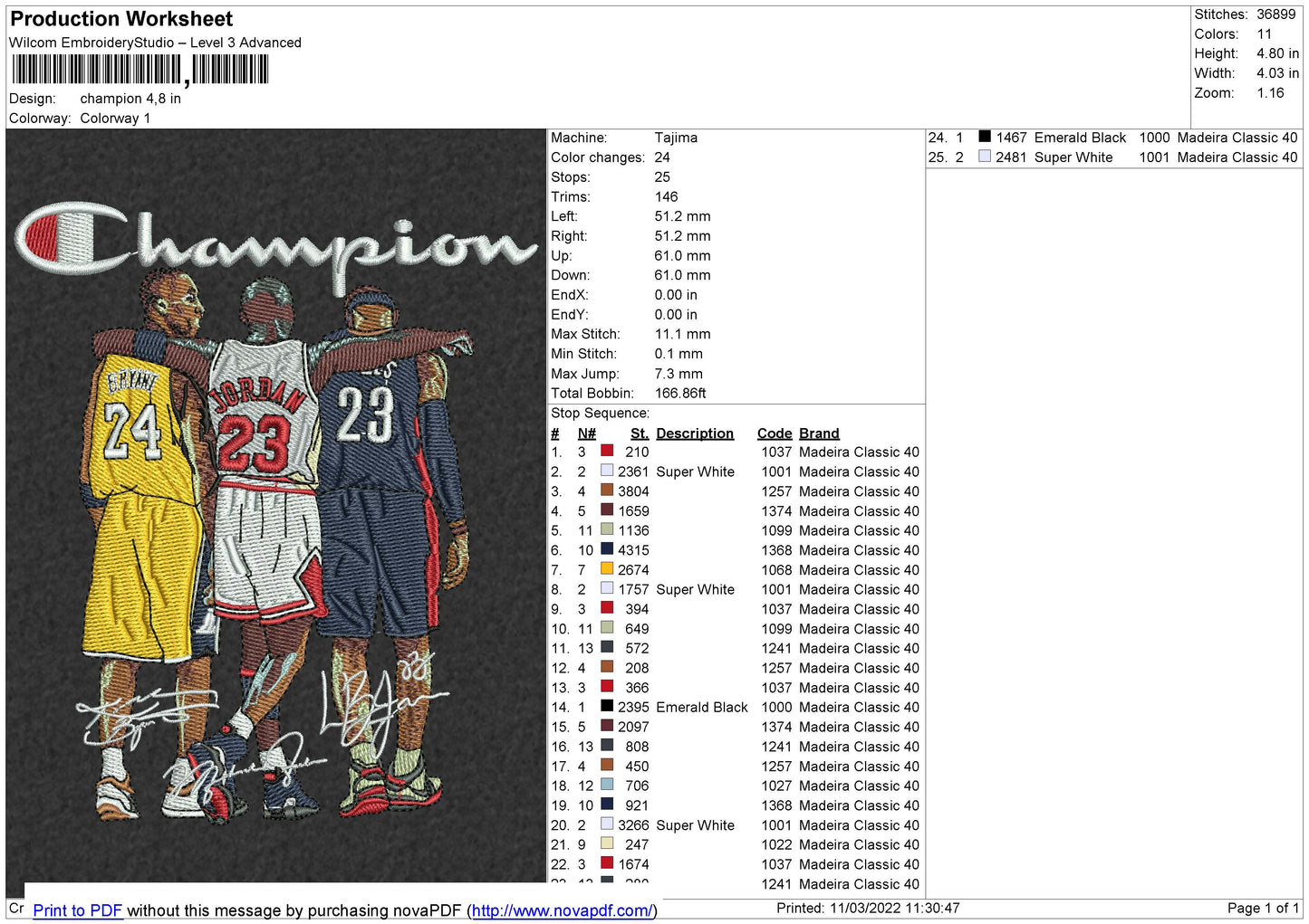 Champion Embroidery