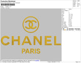 CHANEL SATIN Embroidery