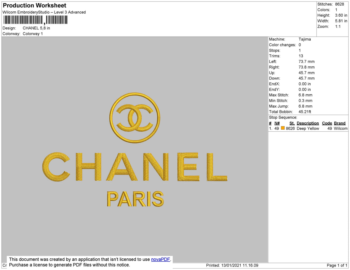 Chanel Embroidery