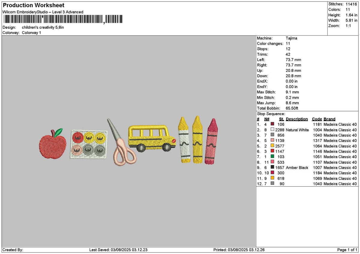 Bus 0308 Embroidery File 6 sizes