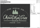 chrismas Tree Embroidery