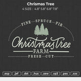 chrismas Tree Embroidery