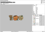 Xmas Symbols 1811 Embroidery 2 Versions