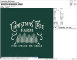 Christmas Tree Embroidery