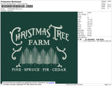 Christmas Tree Embroidery