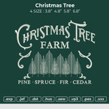 Christmas Tree Embroidery
