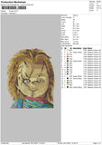 Chucky Embroidery