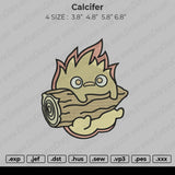 Calcifer Embroidery
