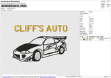Cliffs auto Embroidery