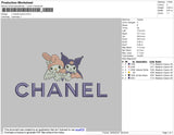 Chanel Melodi Kuromi Embroidery
