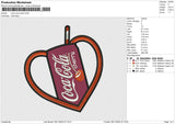 Coca Cola Cherry Embroidery File 6 size