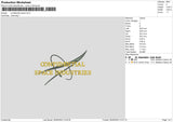 Confidential Space Embroidery File 6 sizes