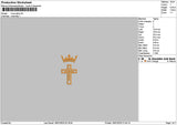Cross Glory Embroidery File 6 sizes