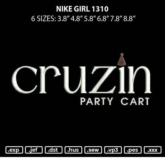Cruzintext Embroidery File 6 sizes