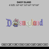 Daisyland Embroidery File 6 sizes