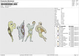 Dead Dandy Embroidery File 6 size