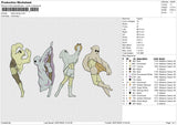 Dead Dandy Embroidery File 6 size