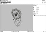 Dead Inside Embroidery File 6 sizes