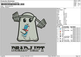 Ghost Rebull 02 Embroidery File 6 sizes