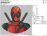 Deadpool Embroidery