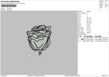 Delrosa Embroidery File 6 sizes