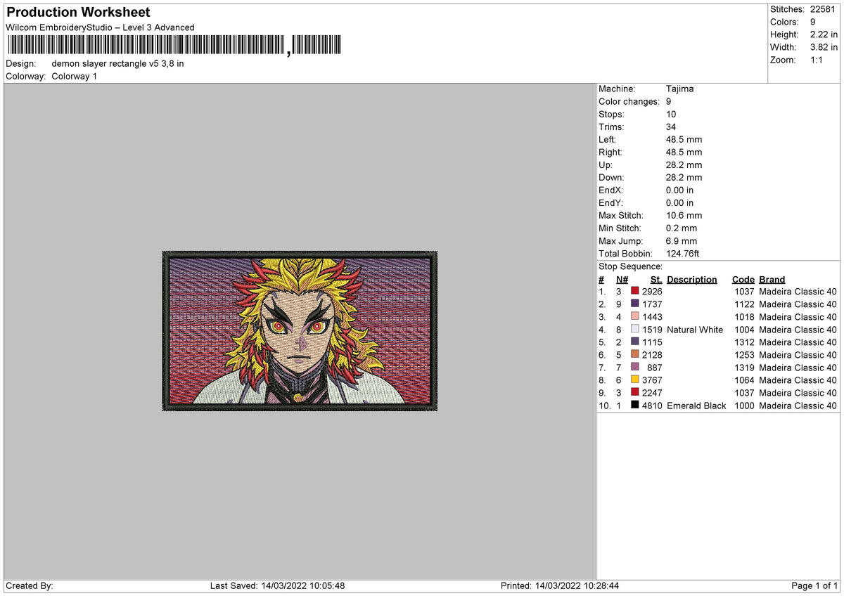 Demon Slayer Rectangle V5