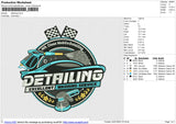 Detailing Embroidery File 6 size