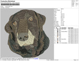 Dog Head V10 Embroidery