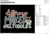 Difference Embroidery File 6 sizes