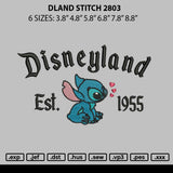 Dland Stitch 2803 Embroidery File 6 sizes
