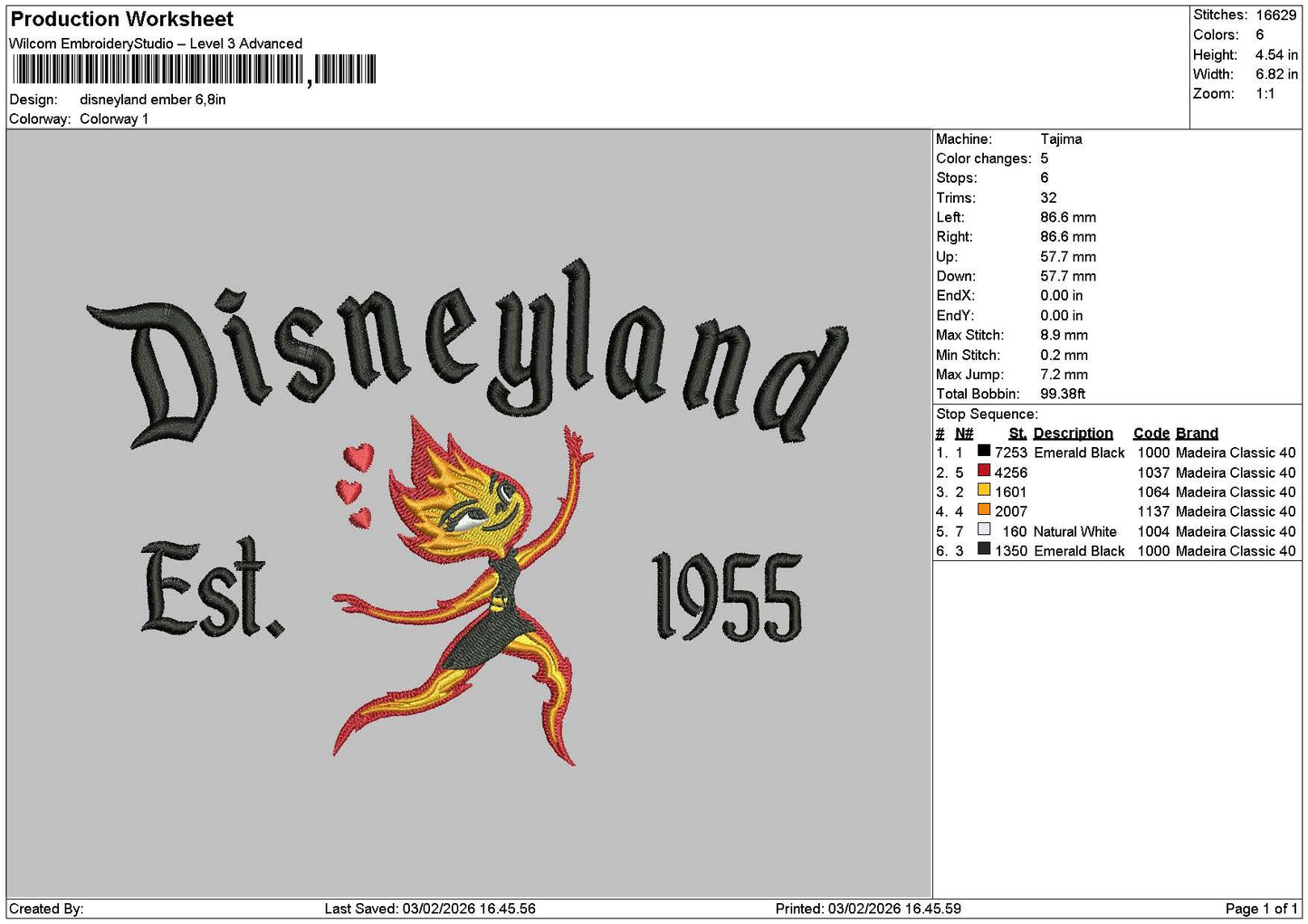 Dland Fire Embroidery File 6 sizes