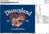 Dland Mcikey2601 Embroidery File 6 sizes