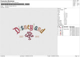 Disneyland mickey 1955 Embroidery File 6 size
