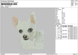 Dog 0401 Embroidery File 6 sizes