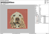 Dog 0703 Embroidery File 6 sizes