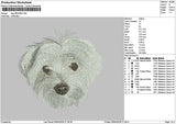 Dog 0904b Embroidery File 6 sizes