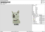 Dog 1312 Embroidery File 6 sizes