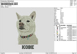 Dog 1312 Embroidery File 6 sizes