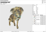 Dog 181024 Embroidery File 6 size